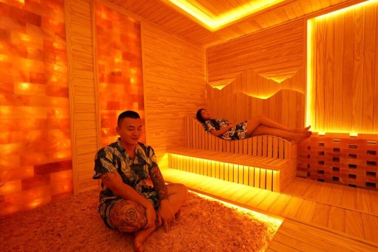 소울센시스 스파 나트랑의 히말라야 암반 사우나 내부